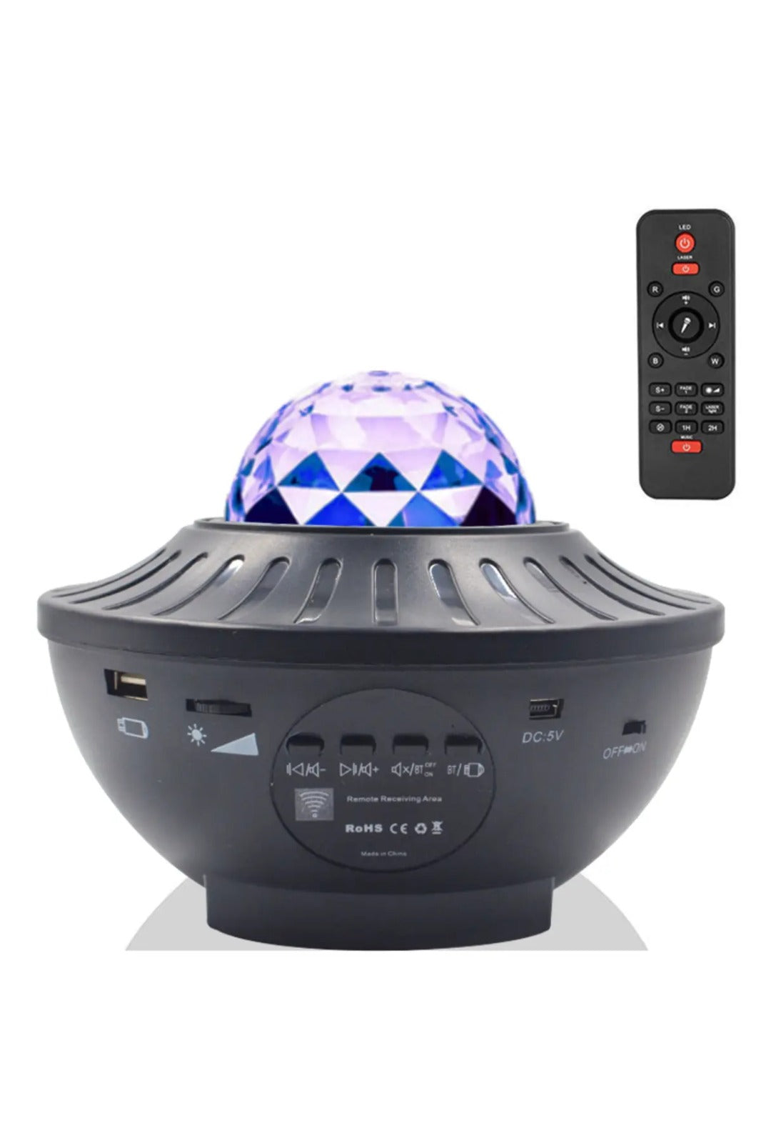Proiector Lumina de Noapte cu Stele Teknova, boxa si Telecomanda – Ideal pentru Copii, Relaxare