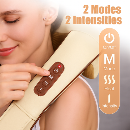 Aparat Masaj Cervical Electric cu Tehnologie Shiatsu 6D