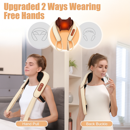 Aparat Masaj Cervical Electric cu Tehnologie Shiatsu 6D