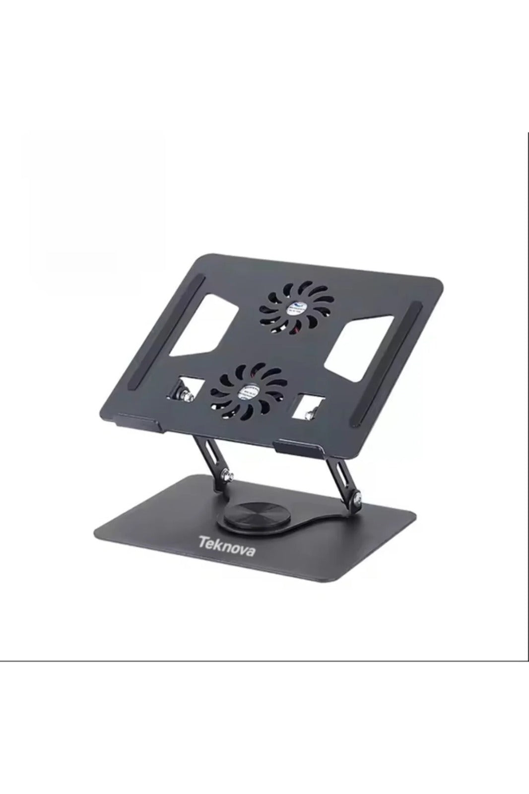 Cooler laptop rotativ 360° Teknova, 2 coolere cu 3 viteze, reglabil pe inaltime, pliabil si portabil