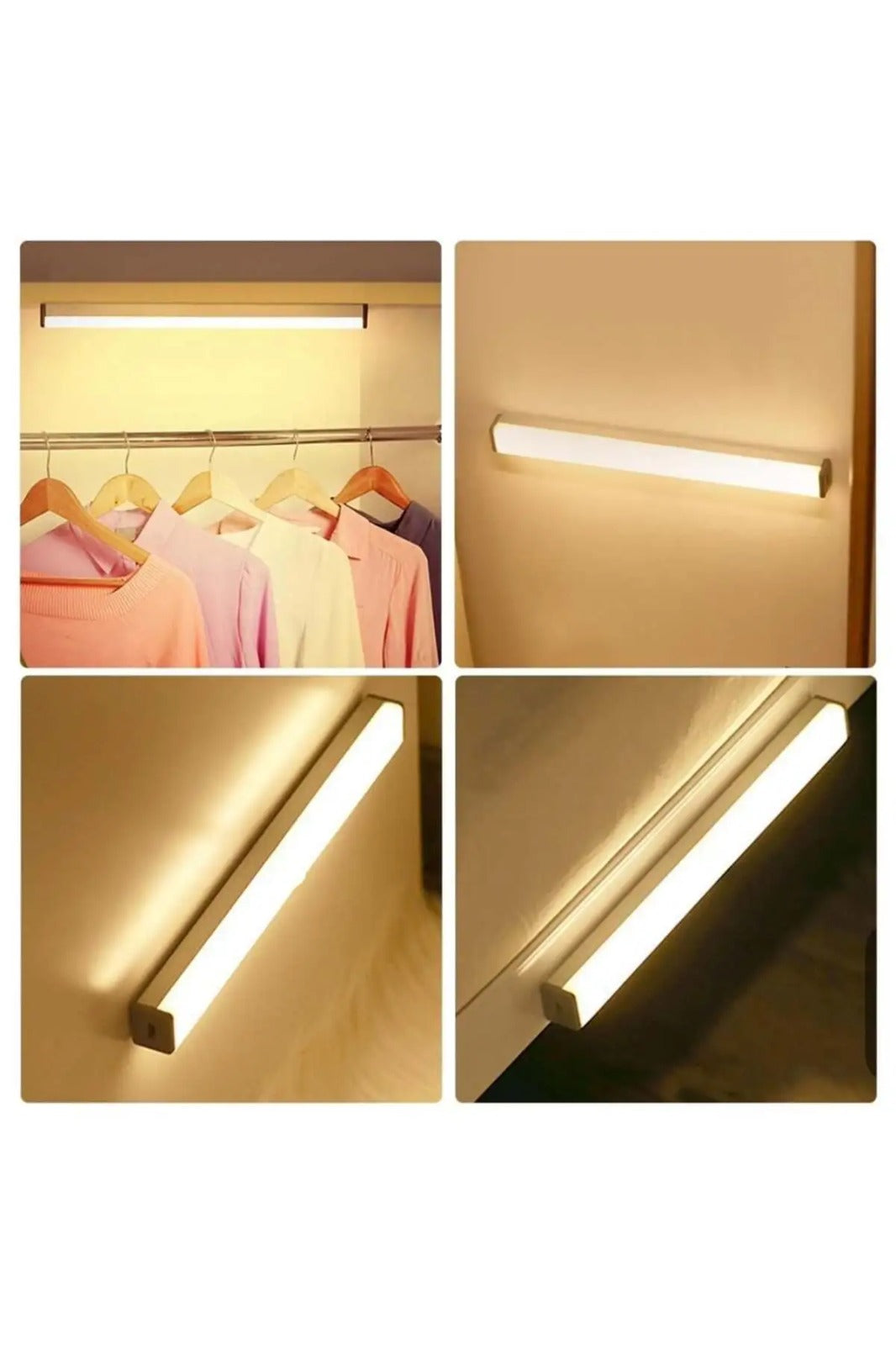 Lampa LED inteligenta cu senzor de miscare, fara fir, incarcare prin USB, suport magnetic