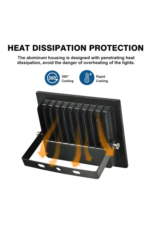 Proiector LED Teknova, mini 50W 6500k, lumina alba si puternica