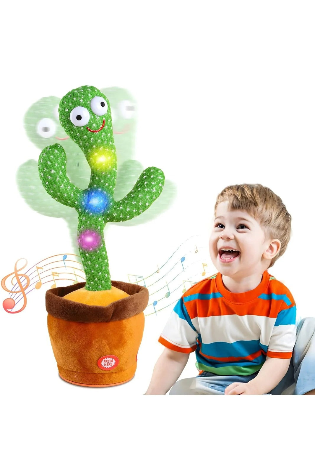 Jucarie Cactus Dansator, 37cm, amuzament copii 