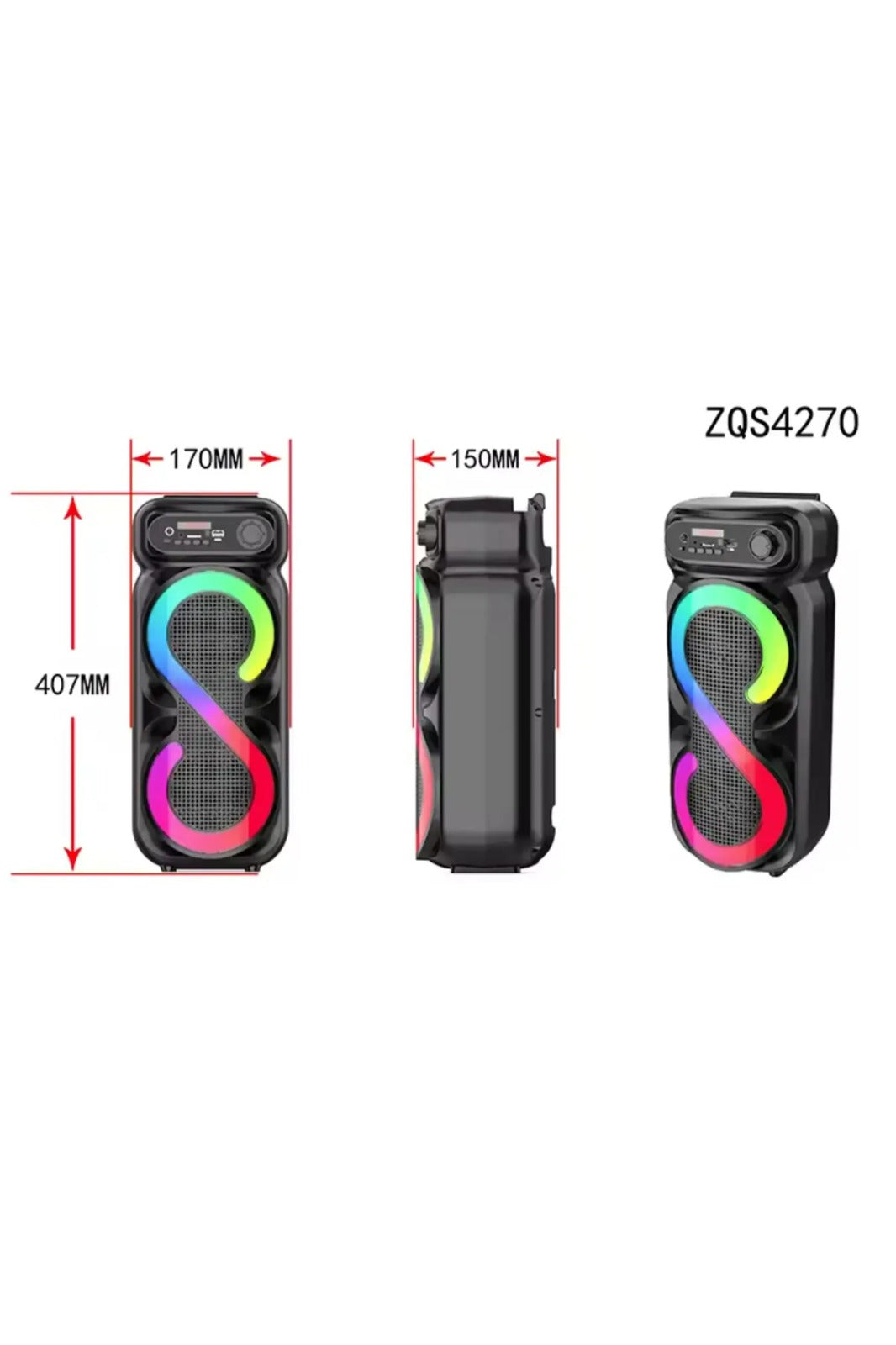 Boxa portabila Teknova, wireless, diverse culori