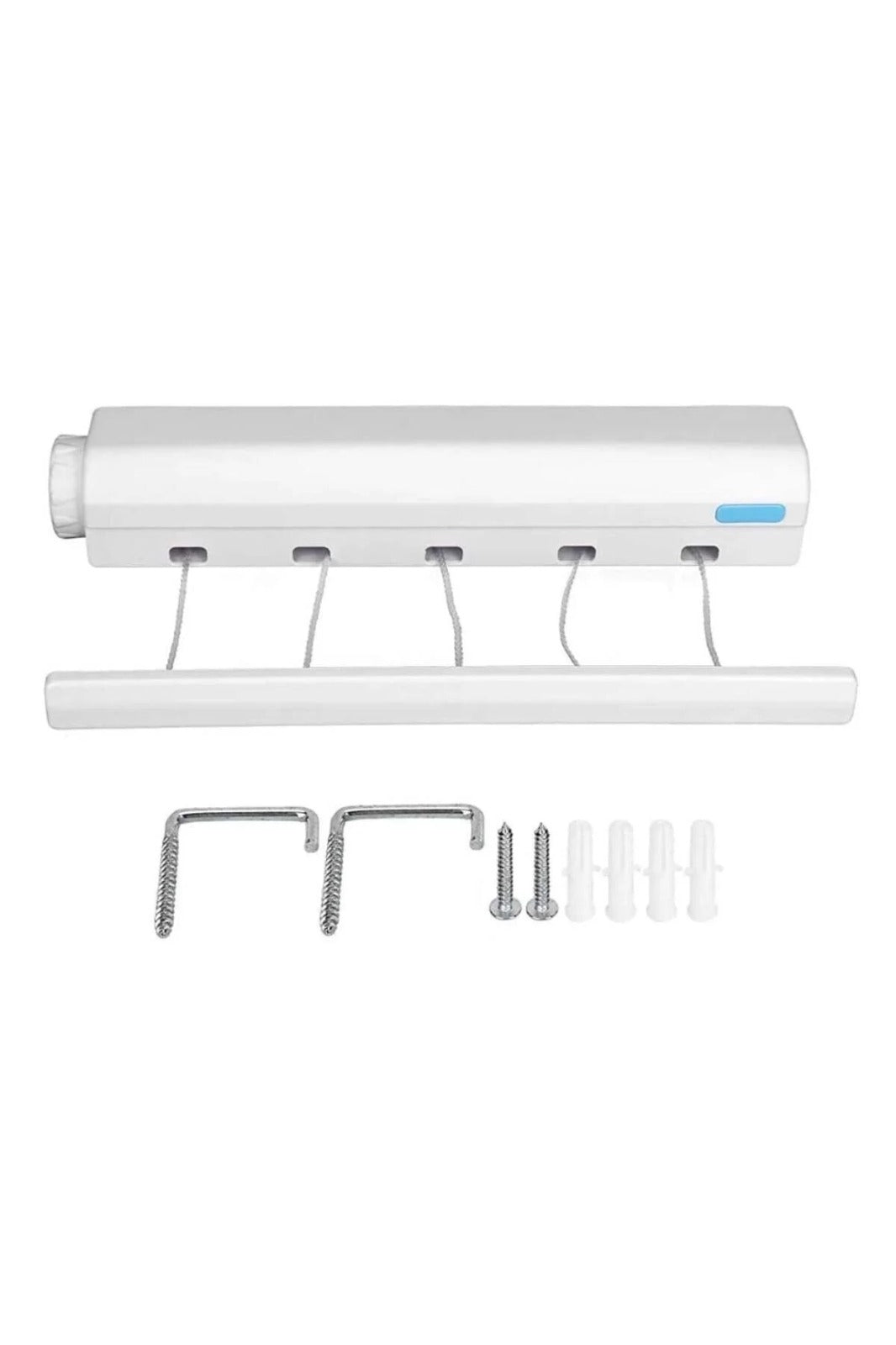 Uscator rufe, Albastru, 5 sarme de uscare, 4,2 m lungime