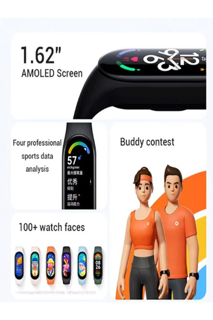 Bratara Fitness M7 de tip Smart Watch, ideala pentru sport si sanatate
