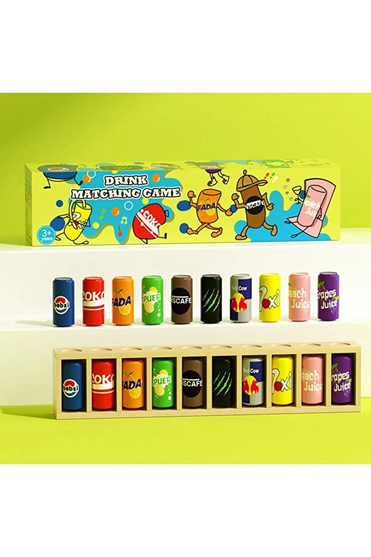 Joc de societate Interactiv din Lemn "Ghicește Ordinea"