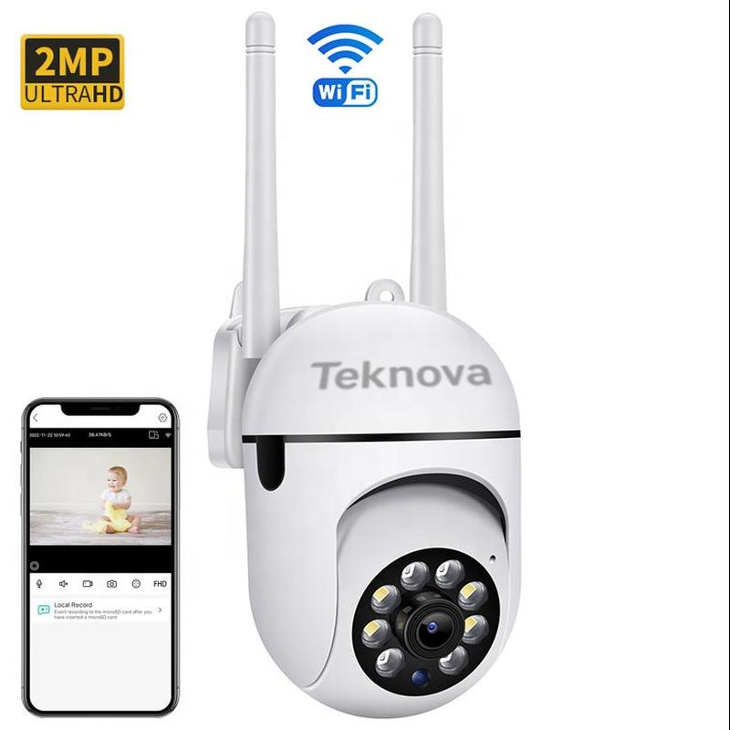 Camera Supraveghere Full HD 1080p, 360°, Night Vision, Alarma, Detectie Miscare, Wi-fi