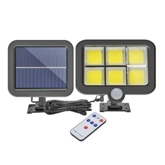Lampă Solară LED 40W cu Senzor de Mișcare și Telecomandă–Iluminare Puternică, Autonomă și Economică