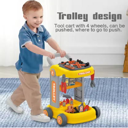 Set scule copii 46 piese cu troller – Micul Meșter | Motricitate, coordonare, creativitate