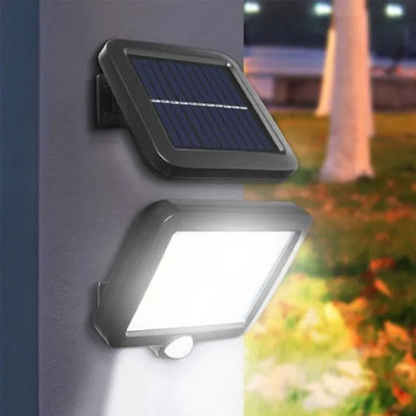 Lampă Solară LED 40W cu Senzor de Mișcare și Telecomandă–Iluminare Puternică, Autonomă și Economică